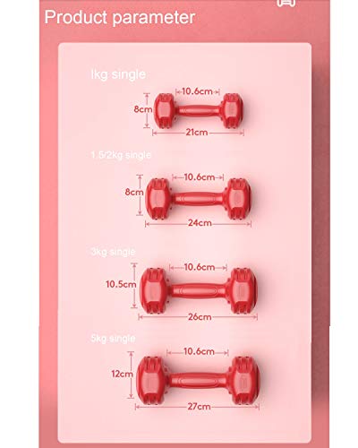 Dumbbell Coated For Non Slip Grip Dumbbells Weight Hand Weights Fitness Hand-Held Weights Dumbbell For Muscle Strength… - Afbeelding 3