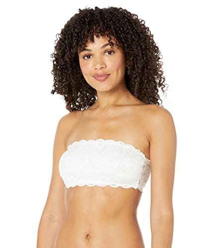 Cosabella Sutiã feminino Say Never Flirtie Bandeau, Moon Ivory, P, Lua marfim, P