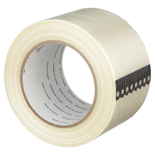 Image of Tartan Filament Tape 8934, Clear, 72 mm x 55 m, 4 mil, 12 rolls per case