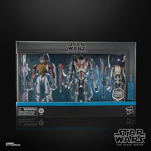 Star Wars The Black Series MagnaGuard, Super Battle Droid, Battle Droid Star Wars Jedi: Survivor Collectible 6 Inch Action Figure 3-Pack (Amazon Exclusive) - Image 3