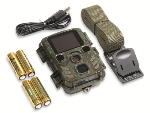 Technaxx Wildkamera mit Bewegungsmelder & Nachtsicht – Full HD 1080p Wildtierkamera mit PIR-Sensor, IR-LEDs für Nachtaufnahmen, 12 MP Fotos, 1,9” TFT Display – Testsieger Nature Wild Cam - TX-117