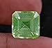 Globalgems Sphene Titanite Stone 9.80 Carat Semi Transprant Certified Loose Genstone Emerald Shape Gemstone