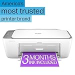 HP DeskJet 2855e Wireless All-in-One Color Inkjet Printer, Scanner, Copier, Best-for-home, 3 months of Instant Ink included (588S5A) - Image 3
