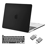 MOSISO Compatible with MacBook Pro 13 inch 2024 2023-2016 M2 M1 A2338 A2289 A2251 A2159 A1989 A1706 A1708, Hard Plastic Case & Bag, Keyboard Protector, Webcam Cover and Screen Protector, Deep
