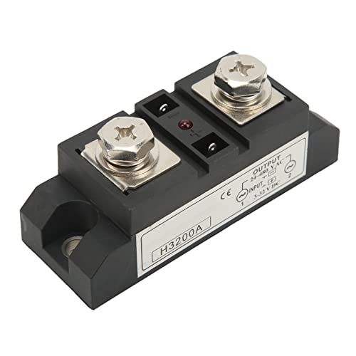 Relais statique SSR 200A avec indicateur LED et base cuivre à haute conductivité