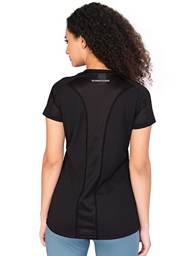 Image of TECHNOSPORT Women's 100% Polyester Regular Fit T-Shirt