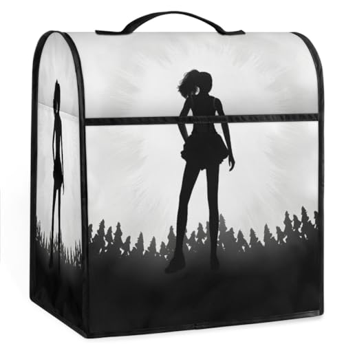 Coffee Maker Cover Cheerleading Girl Kitchen Appliance Covers Small Appliance Covers Blender Cover Juicer Cover Dust Covers for Kitchen Appliances with Top Handle and Pockets,Washable,B454