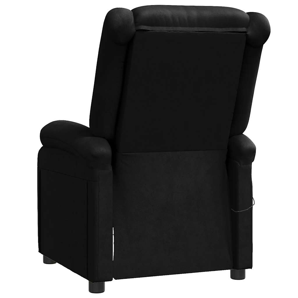 Poltrona da massaggio Nero Similpelle Poltrona Relax Sedia Sedia Relax Soggiorno Casa Ufficio Camera da Letto -H