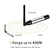 Donner Wireless DMX 7 Receivers & 1 Transmitter, DMX512 Wireless Stage Lighting Control for LED Stage Disco Party Bar Lighting, Dfi DJ 2.4G Wireless DMX 8PCS