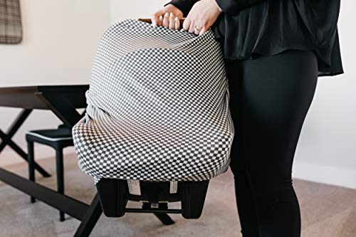 Image of Copper Pearl Nursing Cover for Breastfeeding - Multi-Use Baby Car Seat Canopy, Stroller Shade & Breast Feeding Wrap for Women, Stretchy Breathable Carseat Shawl for Boy or Girl, Nash