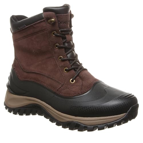 Bearpaw Teton Men's Waterproof Boots - 2196m Chocolate - 12 Medium