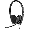 Sennheiser PC 5.2 CHAT, cuffia cablata per giochi rilassati, e-learning, microfono con cancellazione del rumore, elevato comfort, pieghevole - jack da 3,5 mm, nero, taglia unica