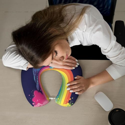 Almohada de espuma viscoelástica para cuello viaje miniatura 6