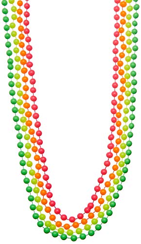 Collier Perle Fluo x 4