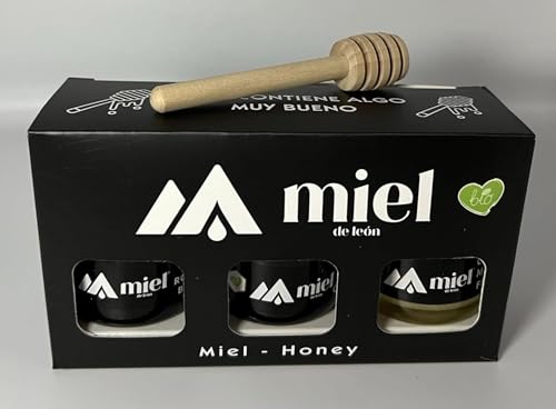 Miel d'abeille pur. Miel de Bruyère et de Chêne/De Châtaignier/De Fleurs. Pack 3 pots 35gs accompagnés d'un stick pour tester les 3 parfums. Miels d'abeille 100% naturel. Produit artisanal.