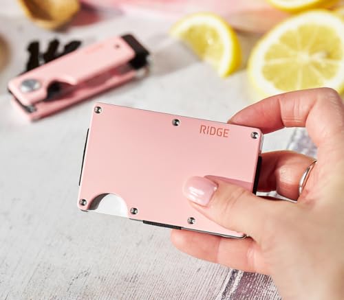 Image of Ridge Wallet For Women - Minimalist Small Wallet for Women, RFID Protection, Slim, Perfect Size, Pocket Fit, Holds up to 12 Cards