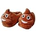 Poop Emoji Slippers Plush Funny Stuff Fluffy Slipper Anti Slip Cute Cartoon House Shoes Unisex for Women Men Kids