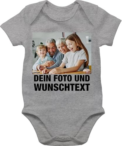 Baby Body Junge Mädchen - Mit Foto I Eigenem Bild I Text I Name I...