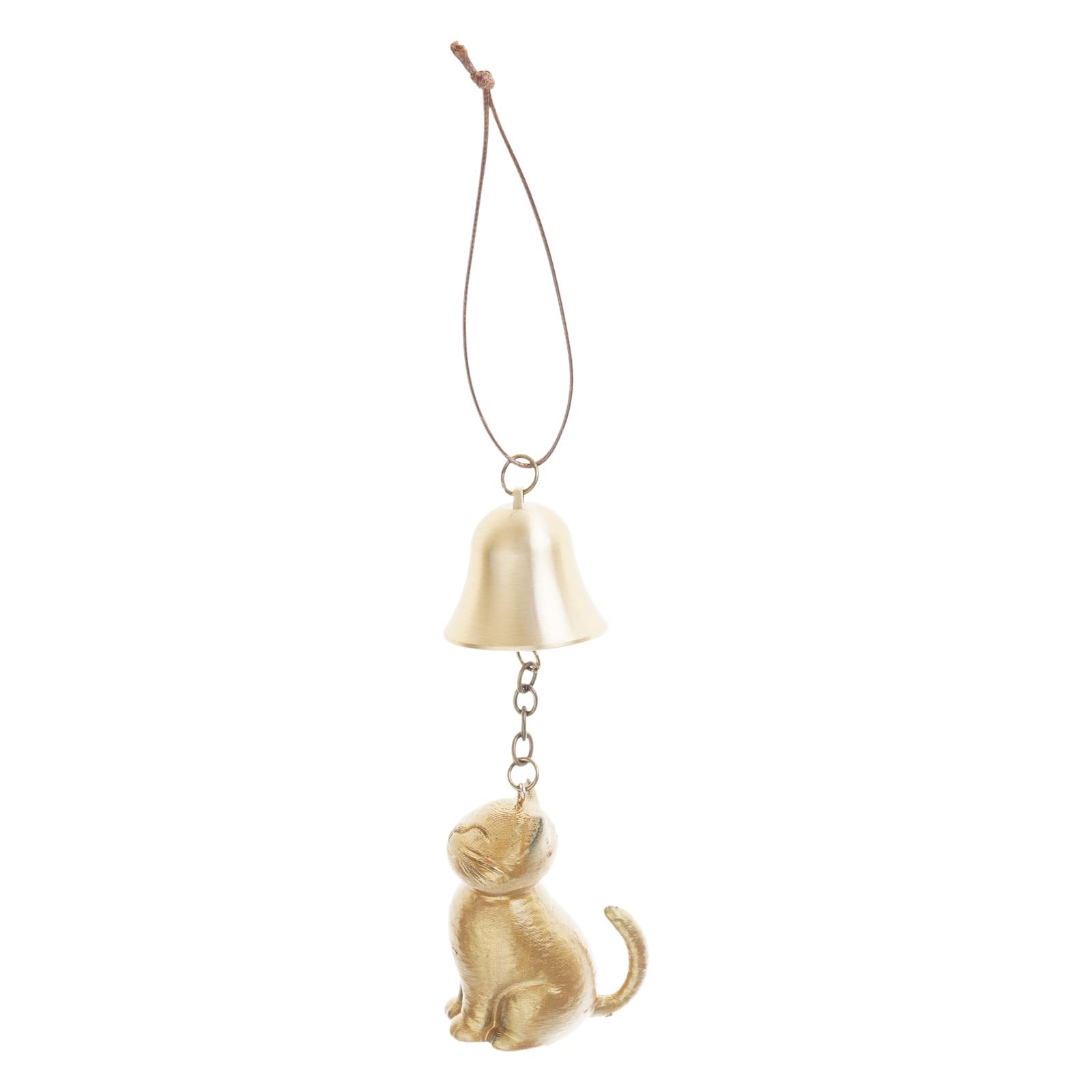 Jazuaiao A Vintaged Metal Kitten Winds Chimes Outdoor Garden Decoration Harmonious Sound Hanging Rt Rustproof Designing Weather Resistant Kitten Winds Chimes