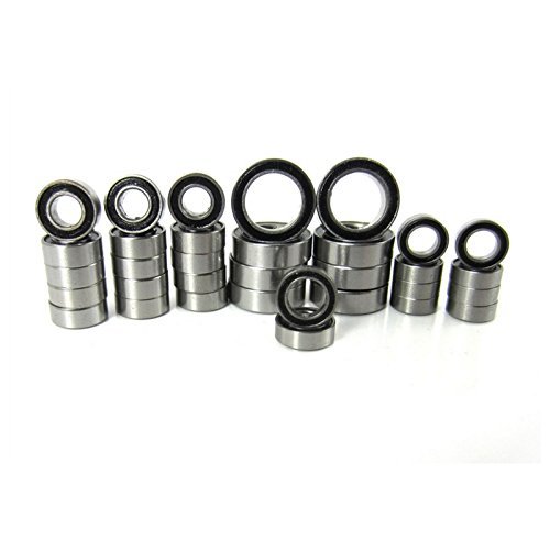 TRB RC ABEC 3 Ball Bearing Kit (33) Rubber Seals for Traxxas 1/16 E-Revo VXL