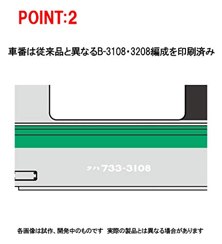 Amazon | トミーテック TOMIX Nゲージ JR 733-3000系近郊電車
