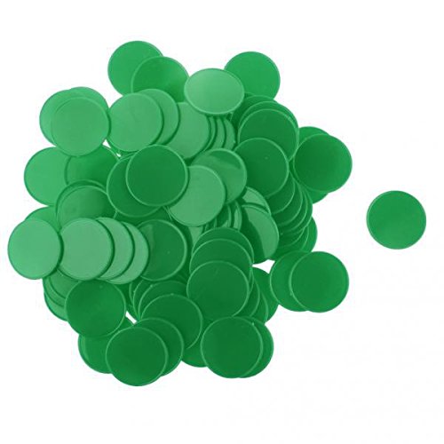 ATORSE Toy 100pcs Casino Poker Chips Poker Game Board Game Chips DIY Craft 32mm Green-Toys & Hobbies-Games-Board & Traditional Games-Contemporary Manufacture-image-20