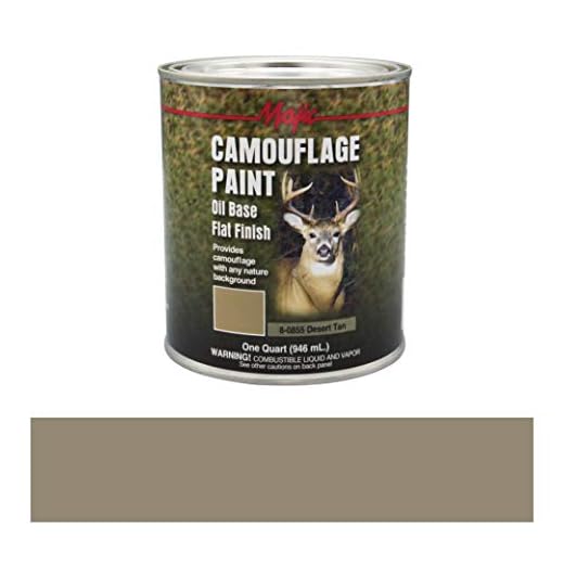 Majic Paints 8-60855-2 Camouflage Paint, 1-Quart, Desert Tan