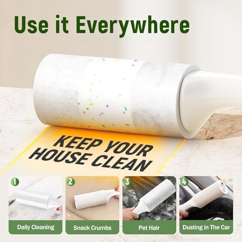 Image of Lint Roller Refills for Pet Hair, 600 Sheets, Standard Size