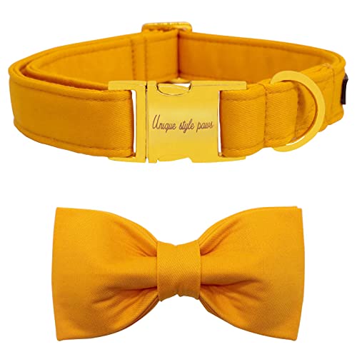 Unique style paws Dog Collar with Bowtie