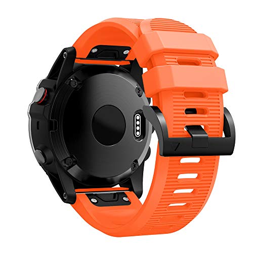 Correa de silicona para reloj Garmin de 26 mm miniatura 1