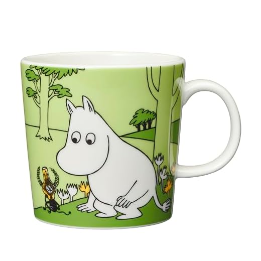 Arabia Mumin mugg Mumintroll Grön 2019