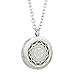 Produktbild JOYMIAO Hohle Blume Aroma ätherisches Öl Diffuser Locket Anhänger 316L Edelstahl Magnetische Halskette Schmuck mit Pads