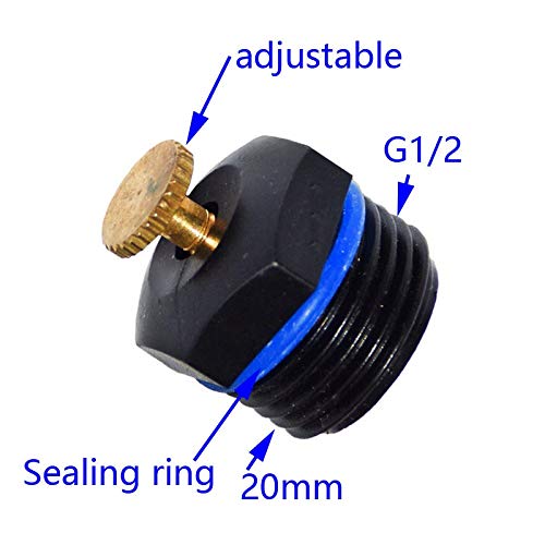 LISHI-DZI 30 Pcs Irrigation Refracting Sprinkler Male 1/2 Atomizing Nozzle 3/4 Adjustable Fountain Pond Water Spray Garden (Color : Random)