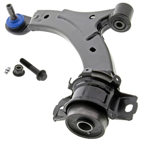 Image of Detroit Axle - 6pc Front End Suspension Kit for Ford Mustang 2010-14 2 Lower Control Arms with Ball Joints Sway Bar Links Outer Tie Rod Ends Replacement