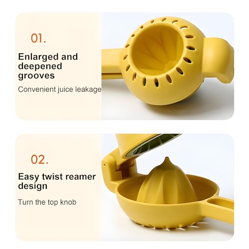Presse Agrumes Manuel,RoadLoo 9 cm de Diamètre Presse Citron Manuel à Levier Facile à utiliser Sûr Et Durable presse agrumes manuel robuste limes fruits de citrons pour Cuisine Bar Restaurant – Image 4