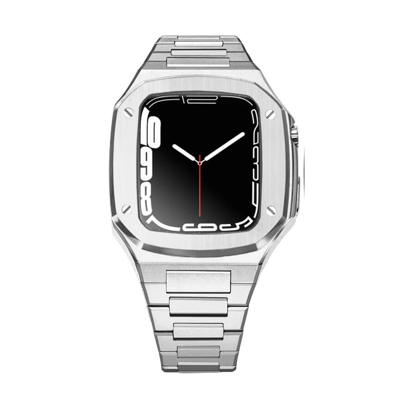 Kit Royal Oak CZKE pour Apple Watch 41mm look montre de soirée argent