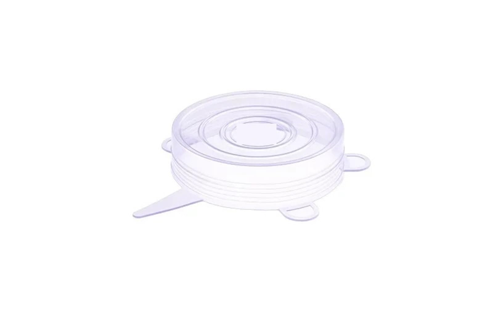 13PC Silicone Stretch Lids, Small,Reusable Silicon Food Storage Cover for Cups Bowls Soda Can Oui Yogurt for Bowls Jars(White01)