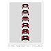 Custom Car Posters Handmade Poster compatible with Shelby Mustang GT500 Generations and Print of Ford Shelby GT500 - Red with White Stripes, 16x20