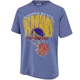Ultra Game Men's NBA Official Hoops Short Sleeve T-Shirt, Golden State Warriors, Team Color, Small