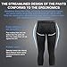 Blaward Men's 3/4 Compression Pants Basketball Athletic Running Tights Leggings Workout Gym Pants Base Layer Underwear