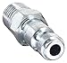 Parker 0E Coupler Plug, Steel, MNPT, 1/4 in. Pipe