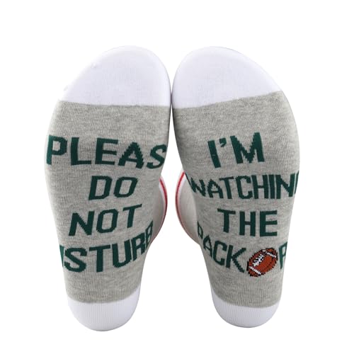 TSOTMO 2 Pairs Football Socks Please Do Not Disturb I’m Watching The P Socks Gift For Men women2