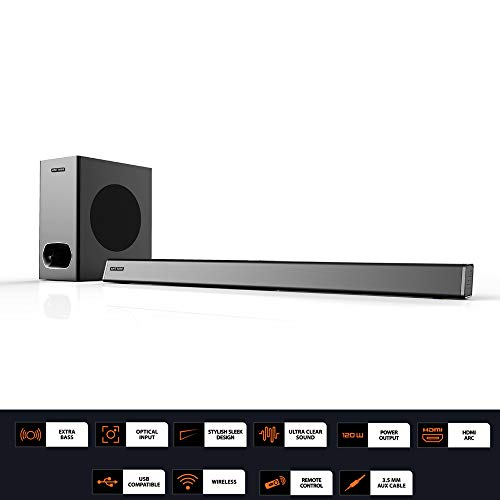 Image of Ant Audio Treble X -SB560 120 Watt 2.1 Channel Wireless Bluetooth Speaker (Black)
