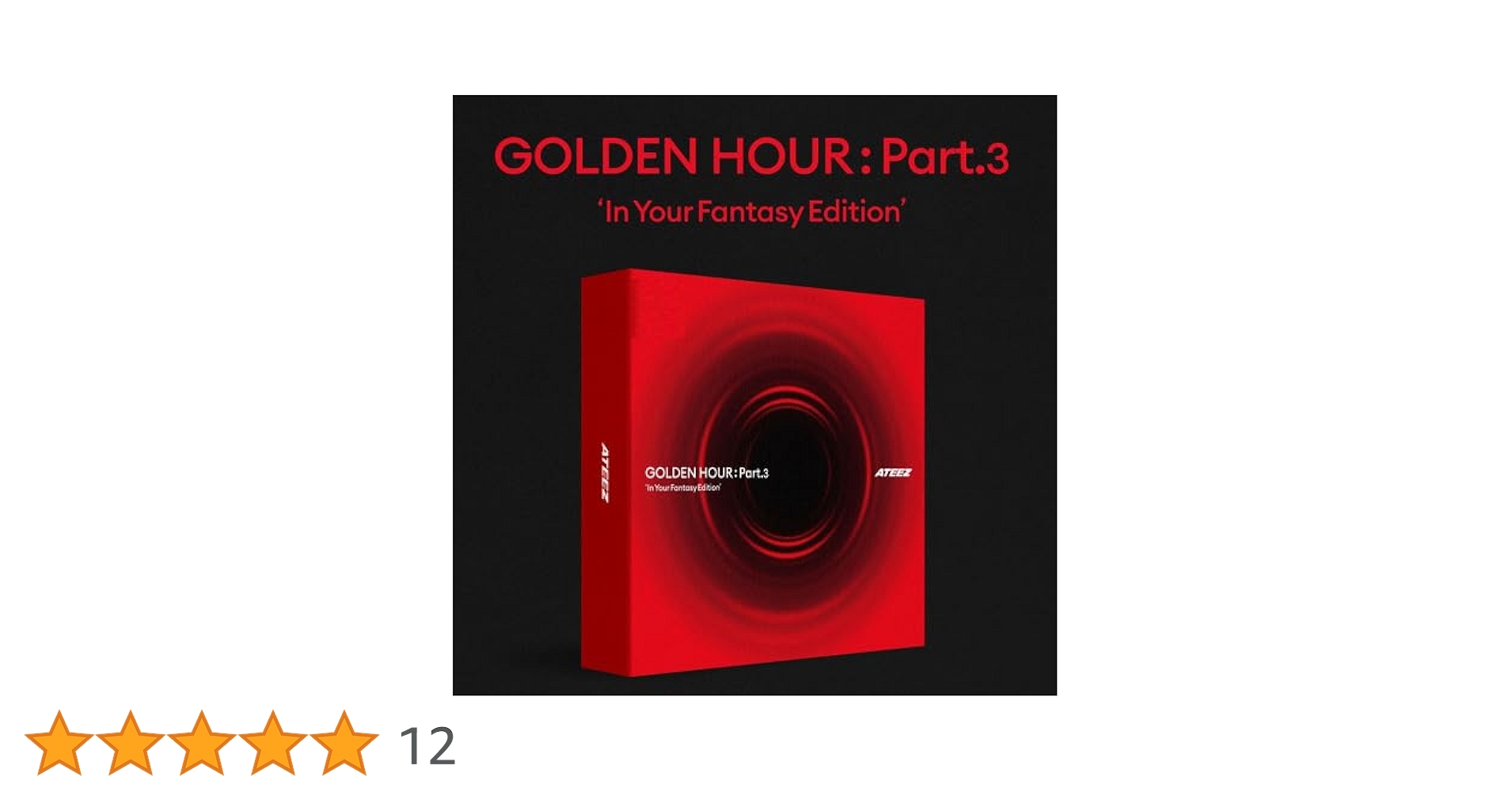 Ateez CD, Golden Hour Part 3 [In Your Fantasy] Audio CD: Amazon