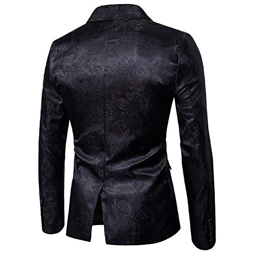 Cloudstyle Mens 2 Piece Paisley Dress Suit One Button Party Wedding Blazer Pants Sets3