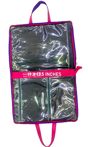 Image of Echo Boomers Designed Print A3 Size Drawing Activity Bag with Multiple Pockets