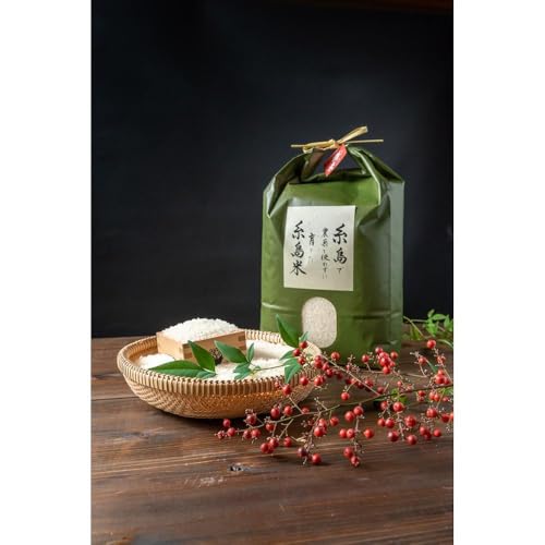 [令和7年産新米]itoshimacco 糸島 で 農薬 を使わずに育てた 山つき 糸島米 3kg ( コシヒカリ )
