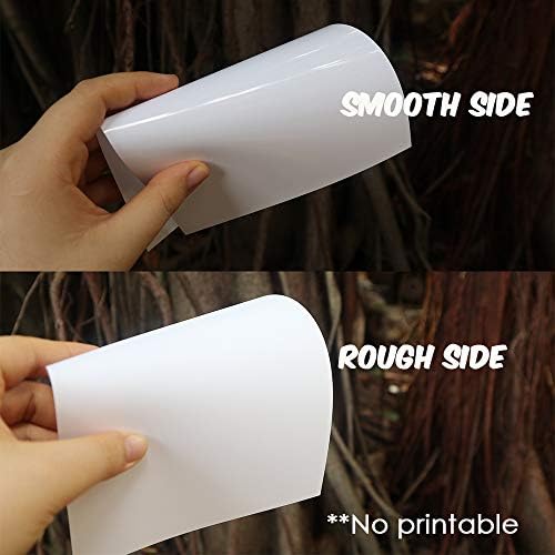 BAISDY 25Pcs Shrink Plastic Sheets for Crafts Heat Shrink Paper for Crafts Kids DIY Jewelry Making, 14.5x20cm, White