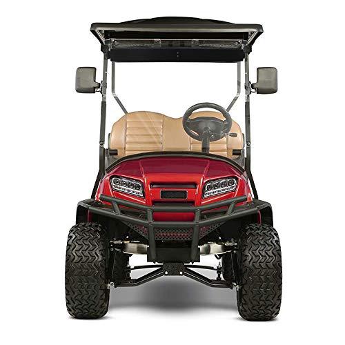 Hkoo Golf Cart Mirror, Universal Folding Side Mirror And 4 Panel Rear View Mirror Fits Golf Carts Ezgo, Club Car #TOP7