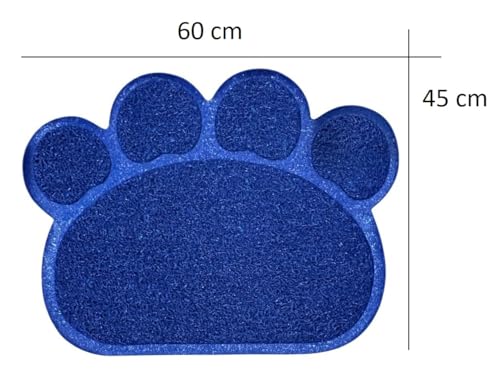 Jogo Americano Pet Tapete Para Comedouro Ração Água Caixa de areia para gatos - Patinha 45cm X 60cm